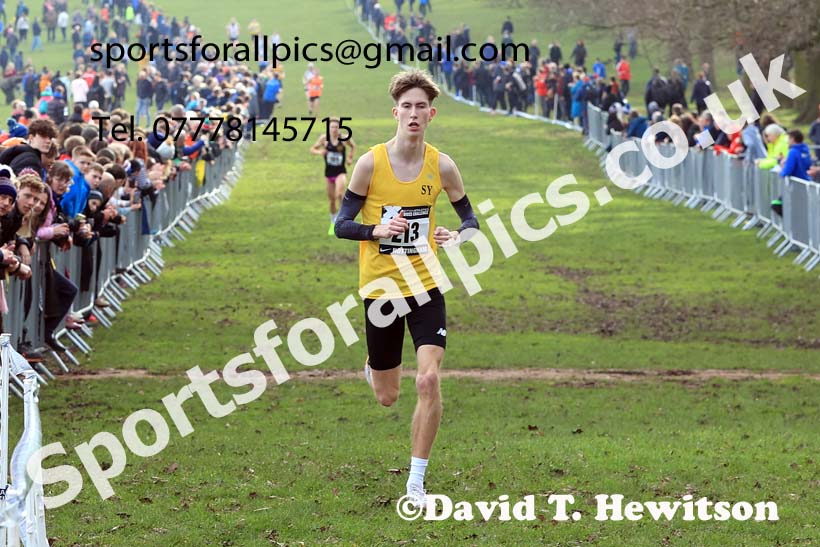 Mens Under-20s, 2024 CAU Inter Counties Cross Country Champs., Wollaton Park, Nottingham. Photo: David T. Hewitson/Sports for All Pics
